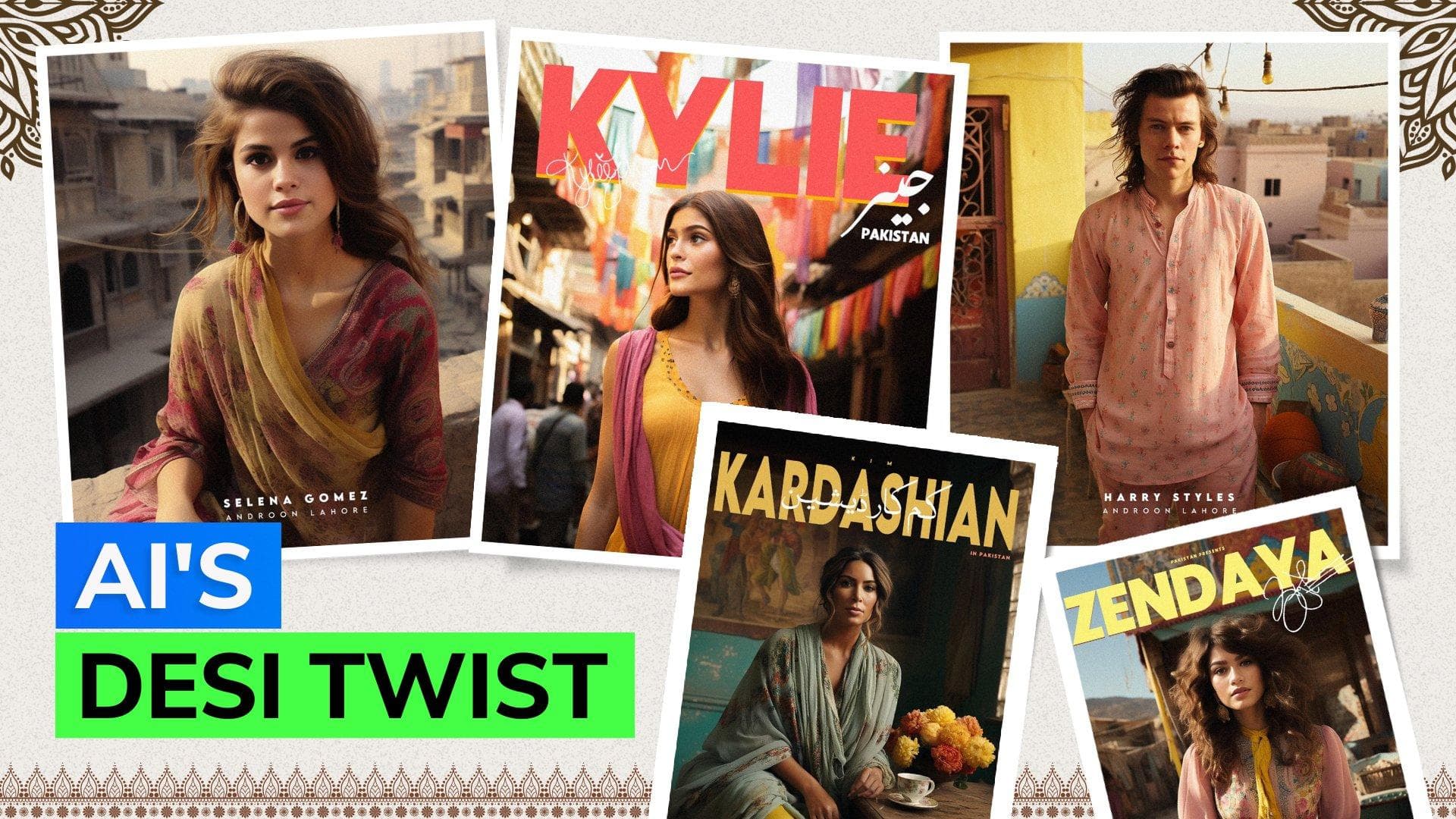 From Taylor Swift to Kylie Jenner, AI imagines these pop culture icons in Pakistan; see images 