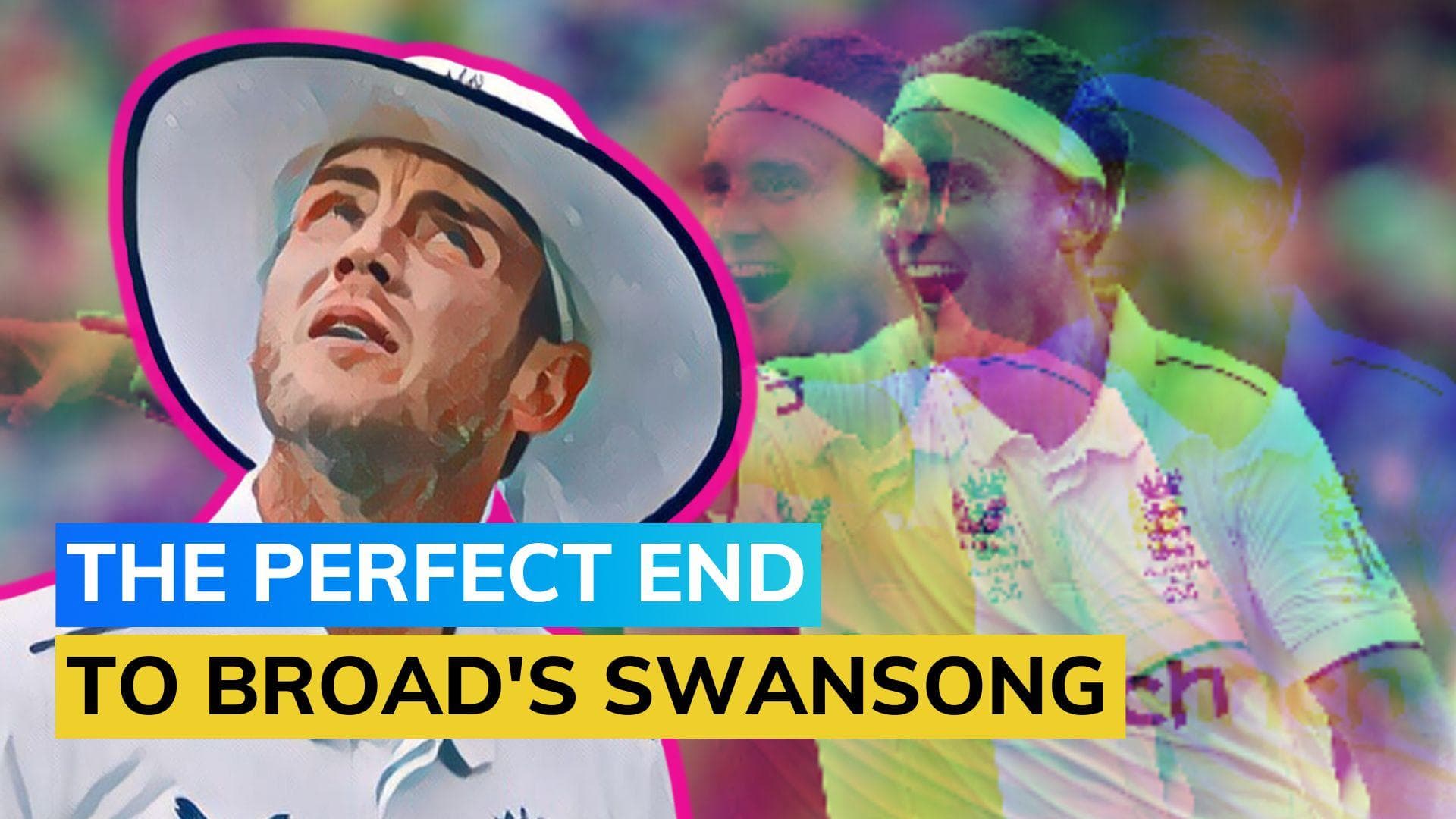 Stuart Broad signs off with unforgettable 'last ball' as England level series 2-2 | Ashes 2023