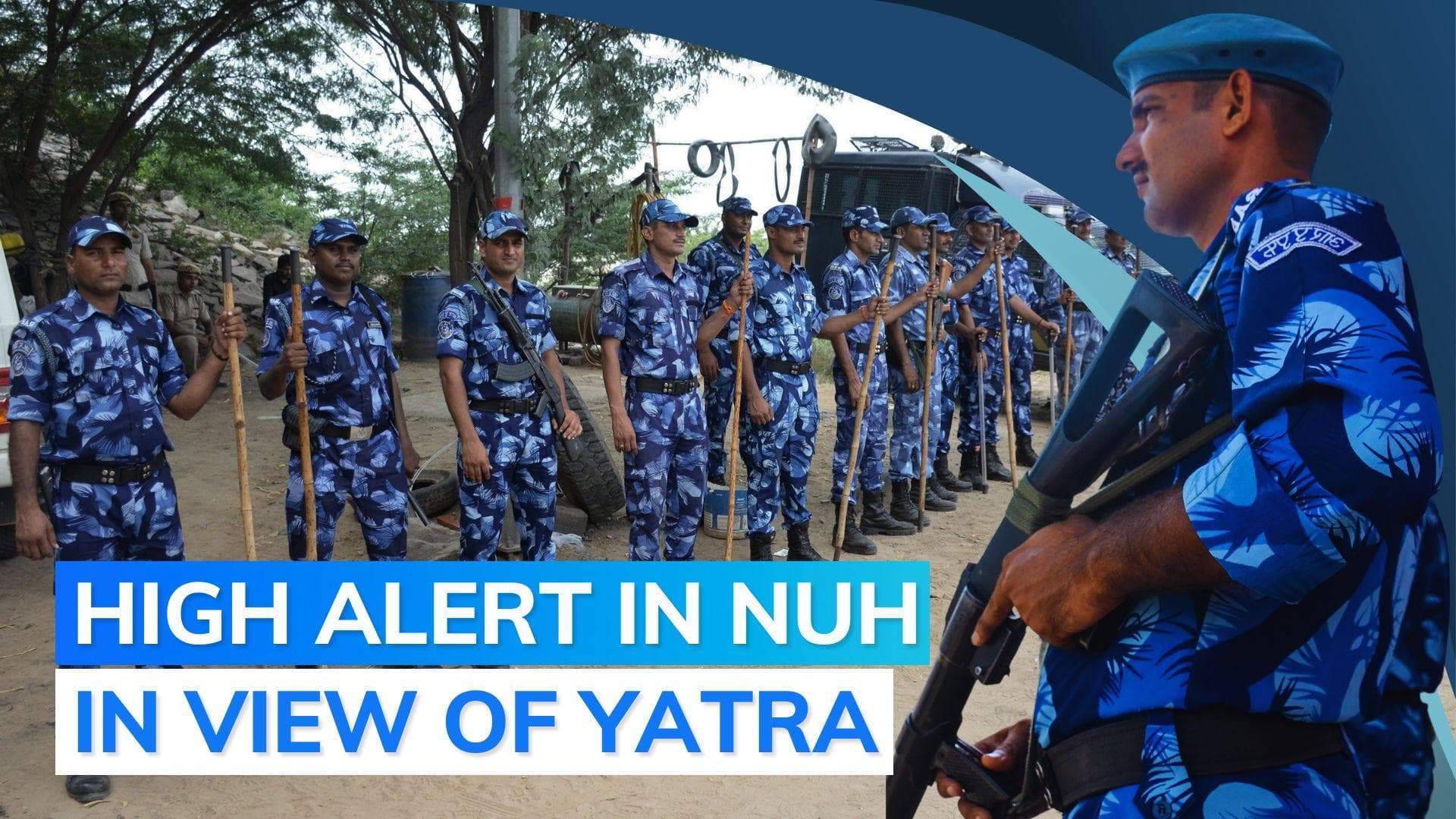 Nuh: security tightened, outsiders barred from entering after 'shobha yatra' call