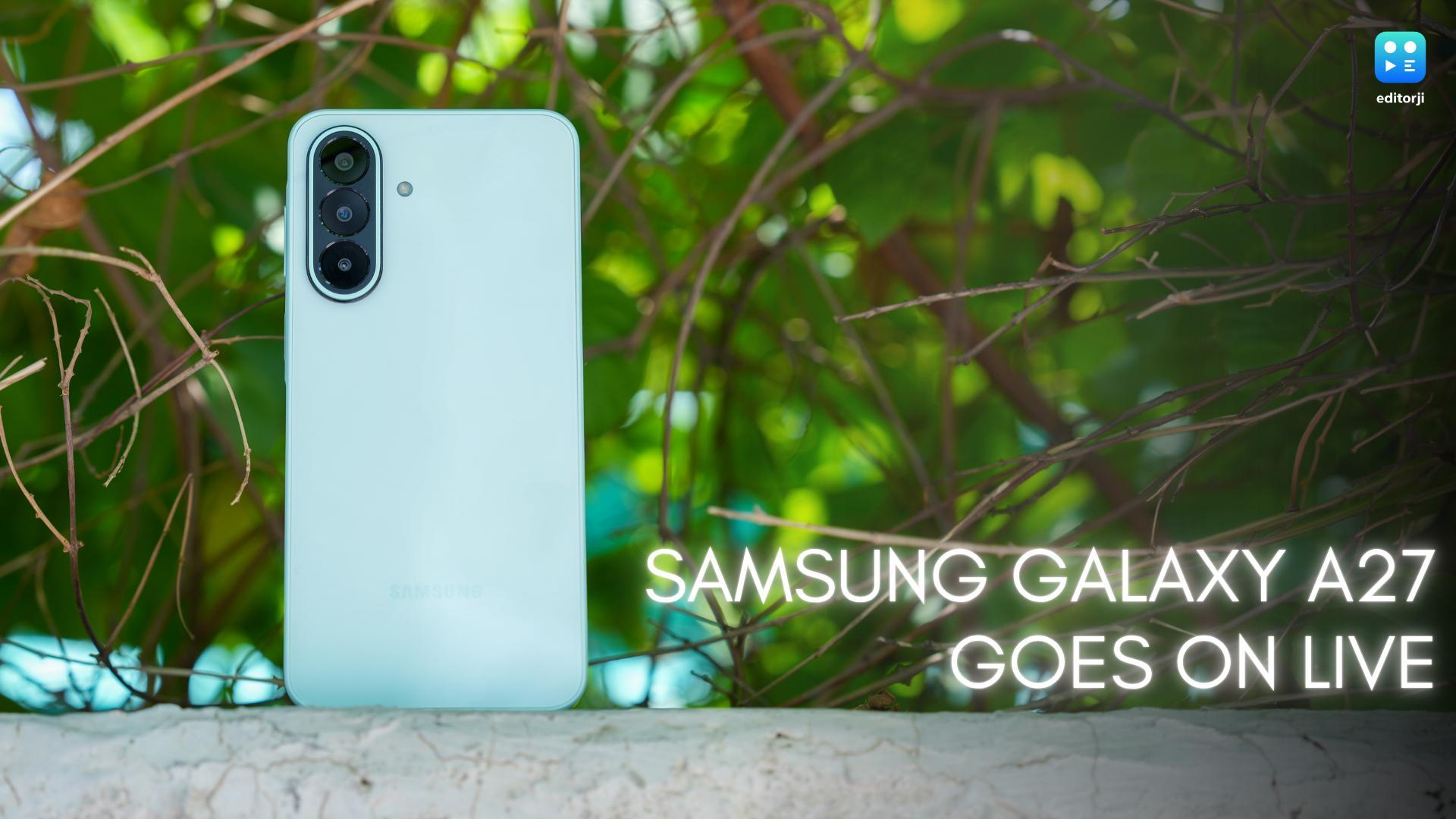 Samsung Galaxy A27 5G Goes On Sale In India With Cashback Offers, Zero Down Payment Schemes
