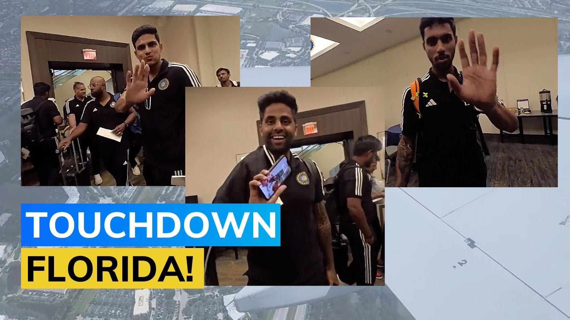 Watch! Team India reach Miami for last 2 T20Is vs West Indies | IND vs WI