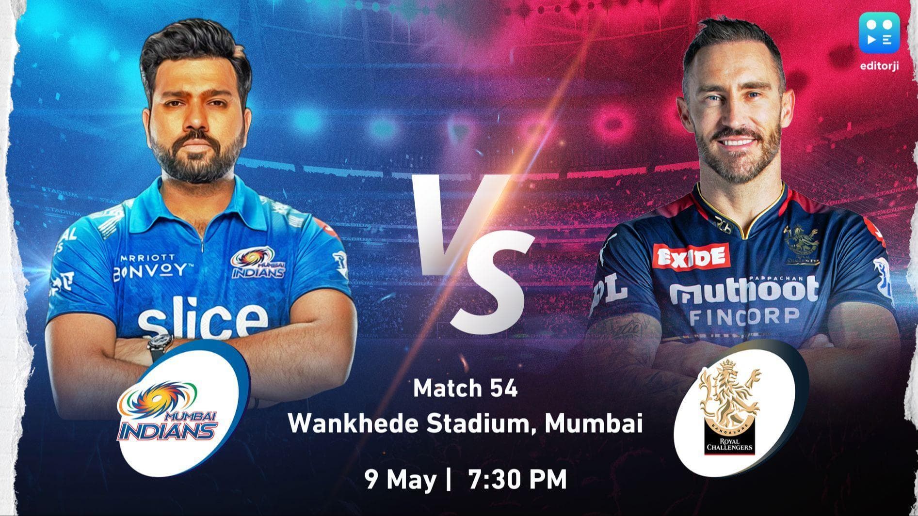 IPL 2023 RCB vs MI : वानखेड़े में Rohit की टोली से भिड़ेंगे RCB के धुरंधर, जानें क्या हो सकती है Playing XI
