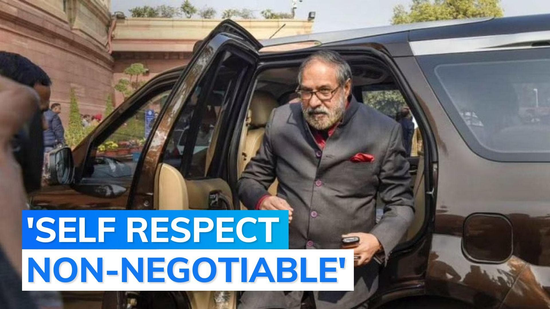 After Ghulam Nabi Azad, Congress' Anand Sharma quits state committee ahead of polls in Himachal