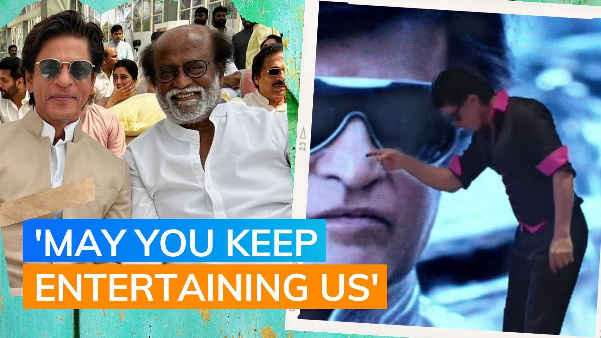 Rajinikanth's birthday: Shah Rukh Khan pens heartfelt note for 'inimitable legend'; sends big hugs