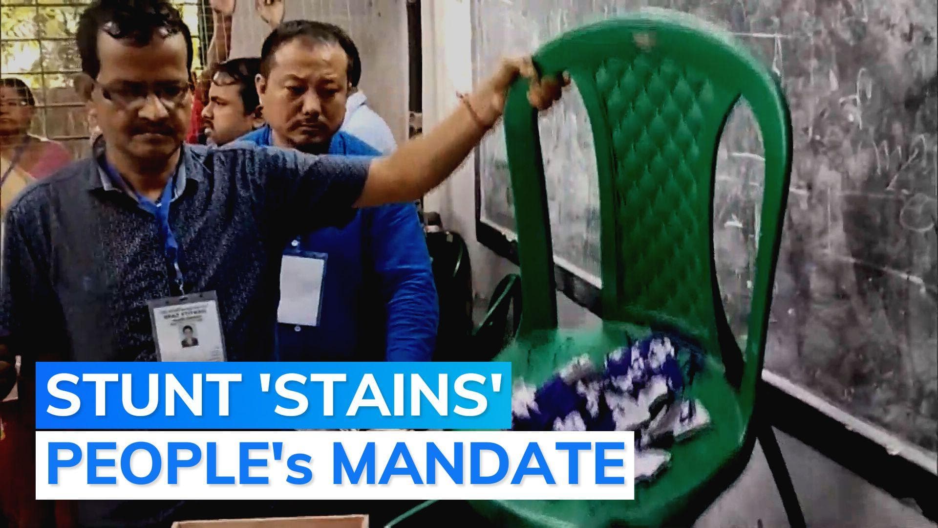 West Bengal panchayat election: ink and water thrown at ballot papers during counting