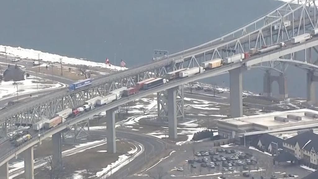 Canada truckers protests: Key US-Canada bridge reopens after a week