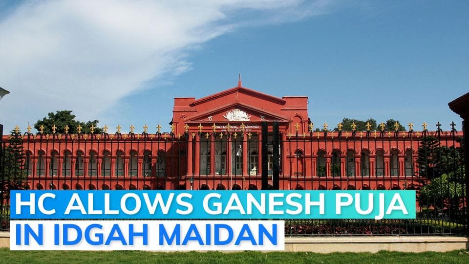 Ganesh Chaturthi allowed at Hubbali Idgah by HC, hours after Supreme Court paused fest in Bengaluru