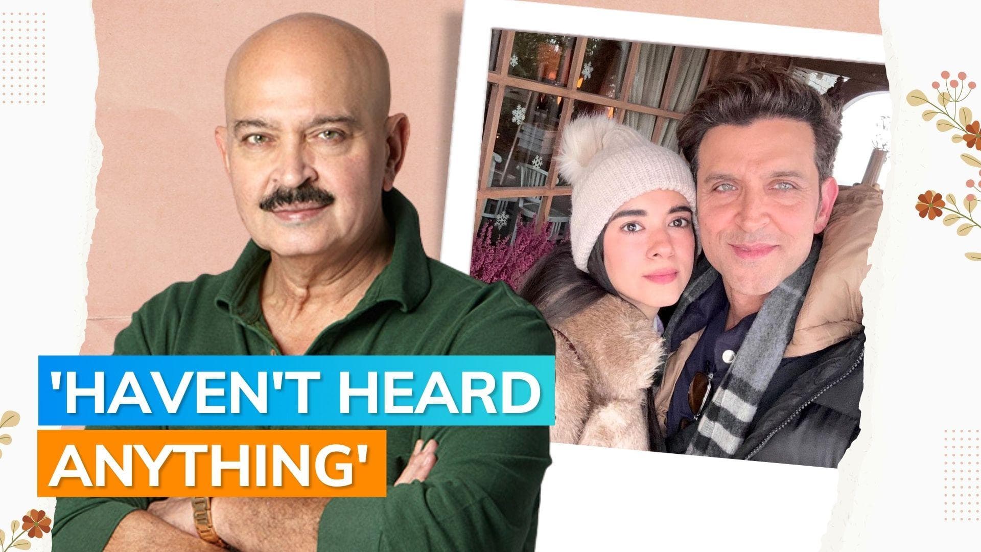 Hrithik Roshan’s dad Rakesh Roshan reacts to actor’s wedding rumours with Saba Azad; here’s what he said