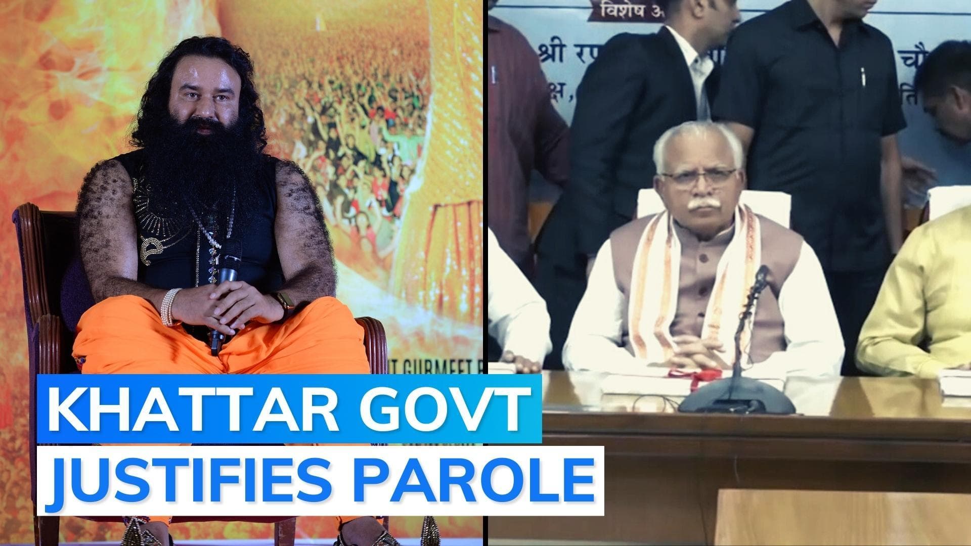 'Sacha Sauda chief is not a hardcore criminal': Haryana govt on Ram Rahim's parole