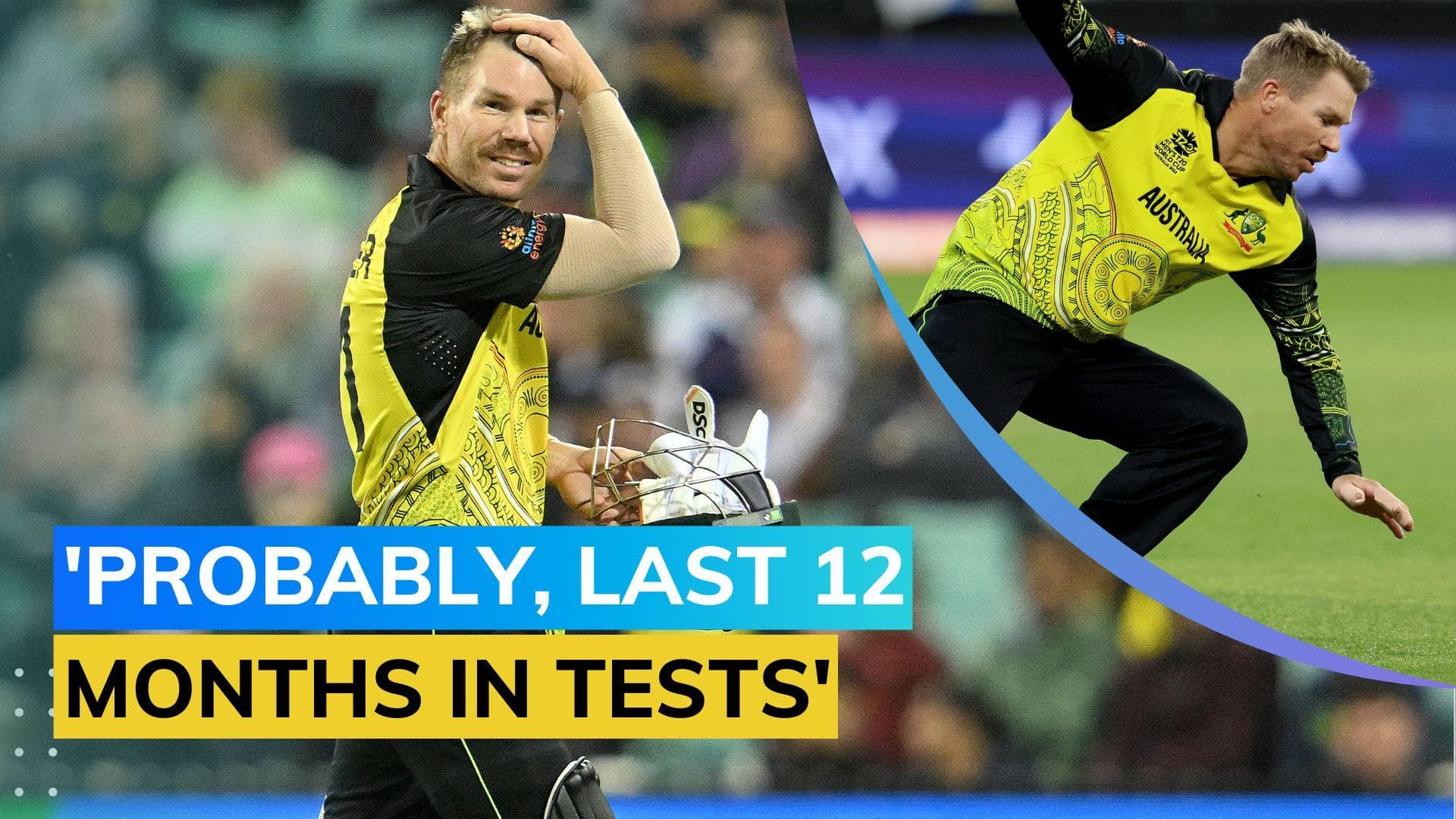 David Warner hints at retirement from Test cricket