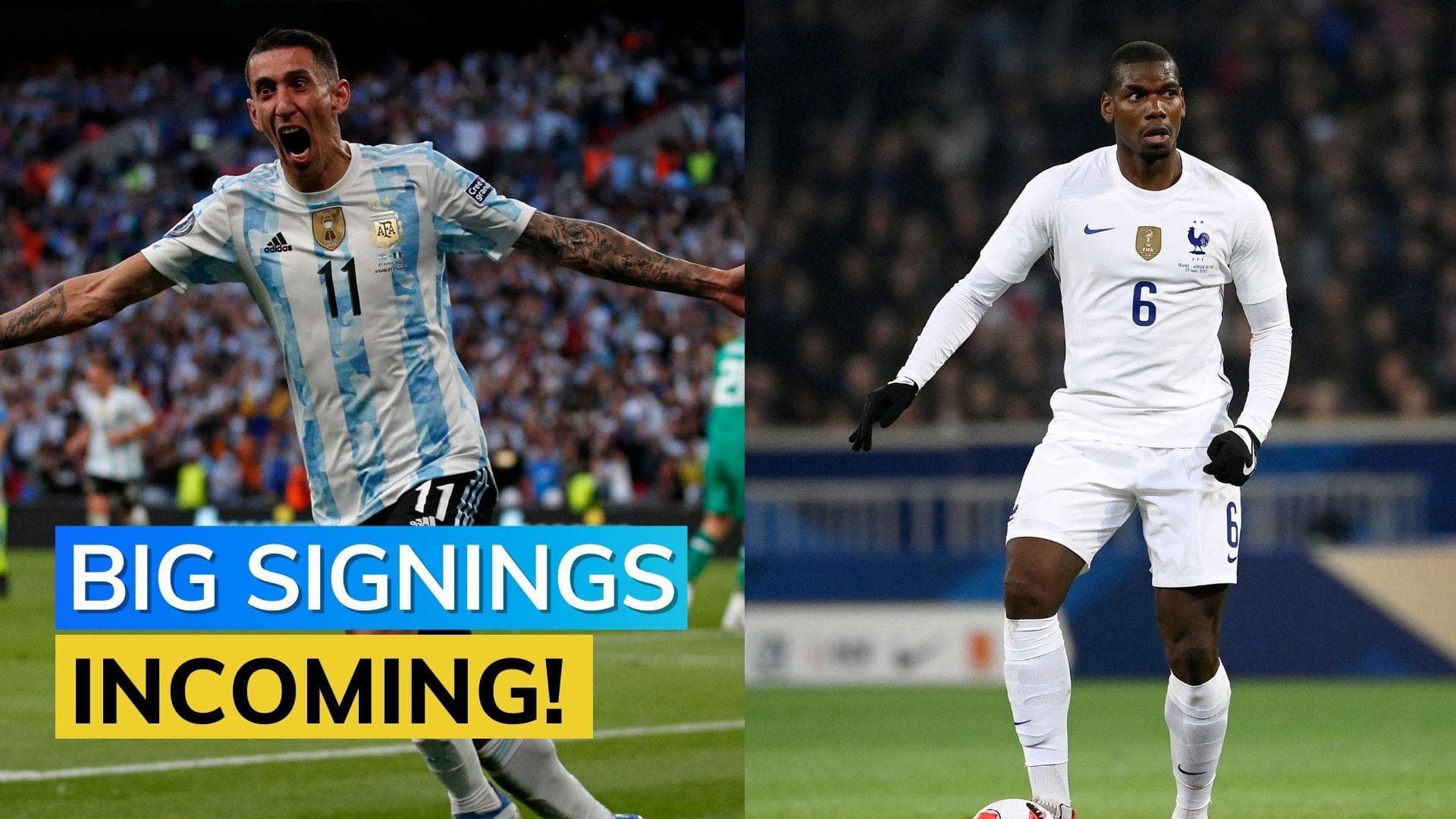 Transfer news: Paul Pogba & Angel Di Maria close to completing Juventus move