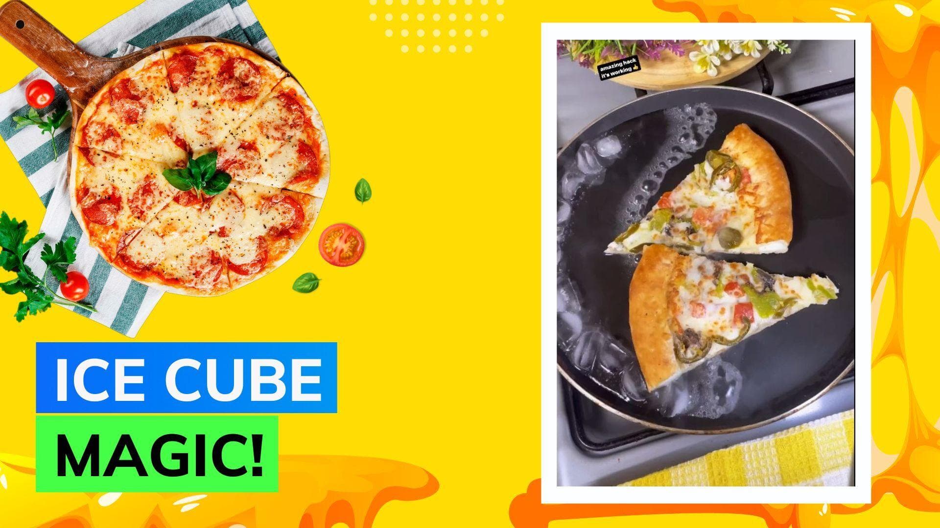 Reheat your pizza instantly without a microwave; here's the trick