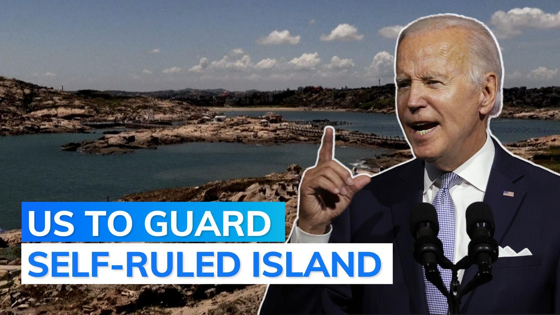 US would defend Taiwan against Chinese invasion, says Joe Biden