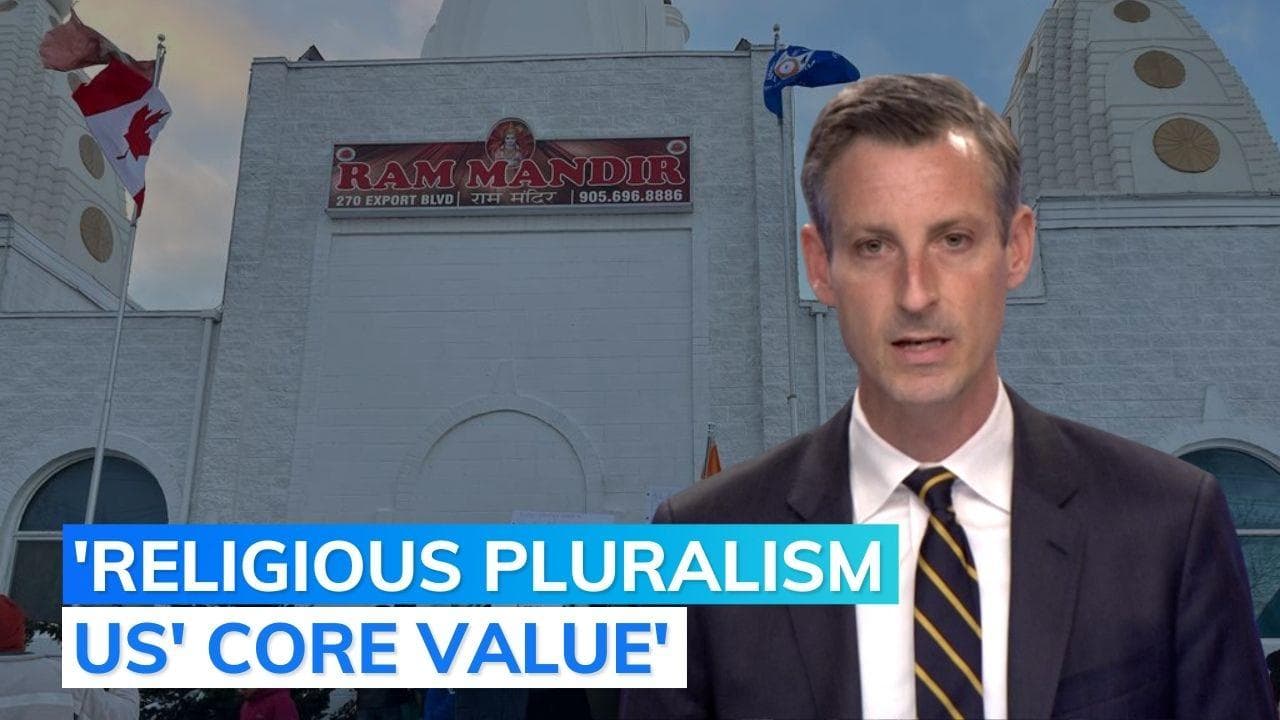 'We condemn the threat of any violence, extremism': US on attack on Hindu temples