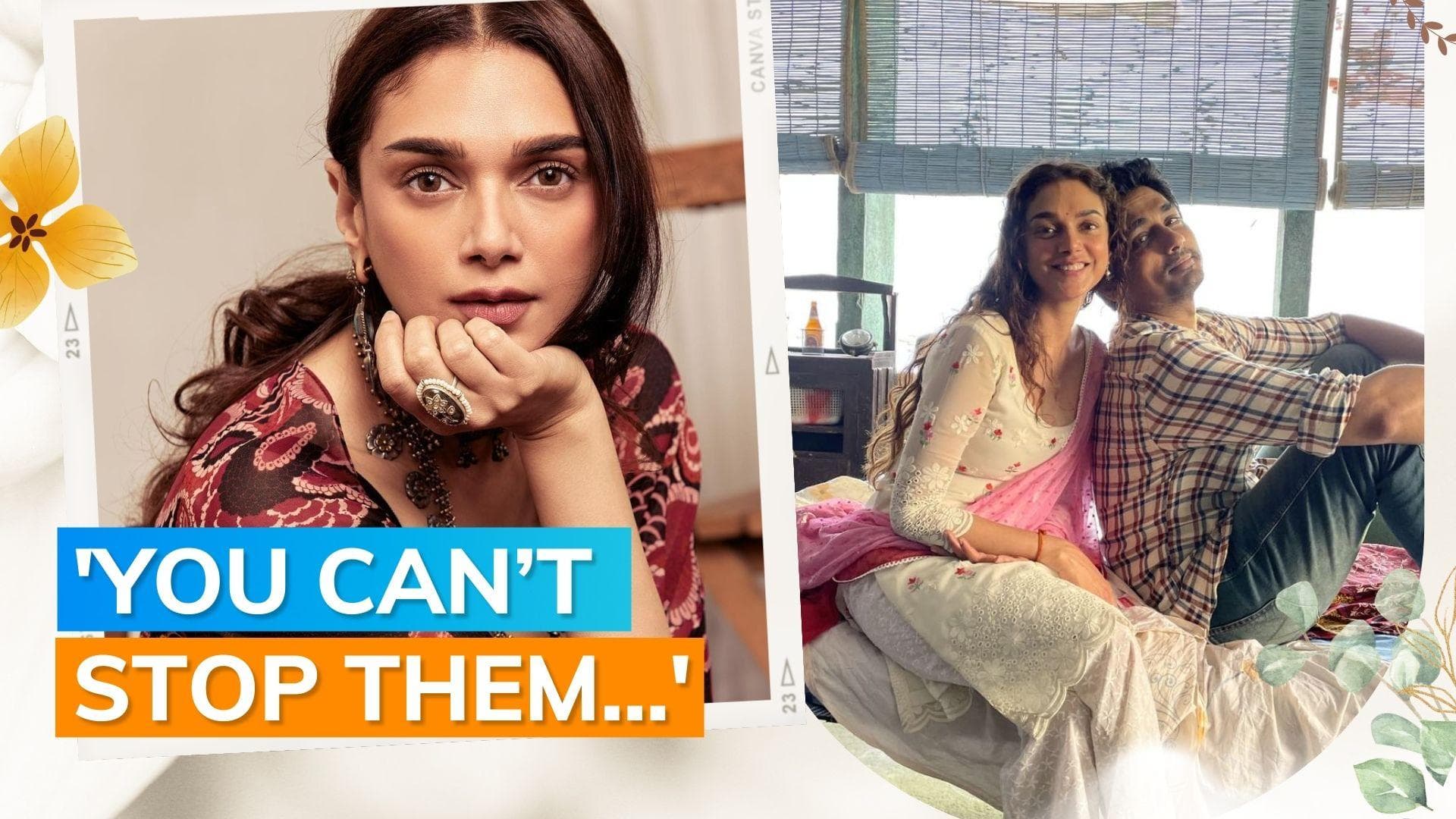 Aditi Rao Hydari reacts to dating rumours with Siddharth: ‘I am really happy’