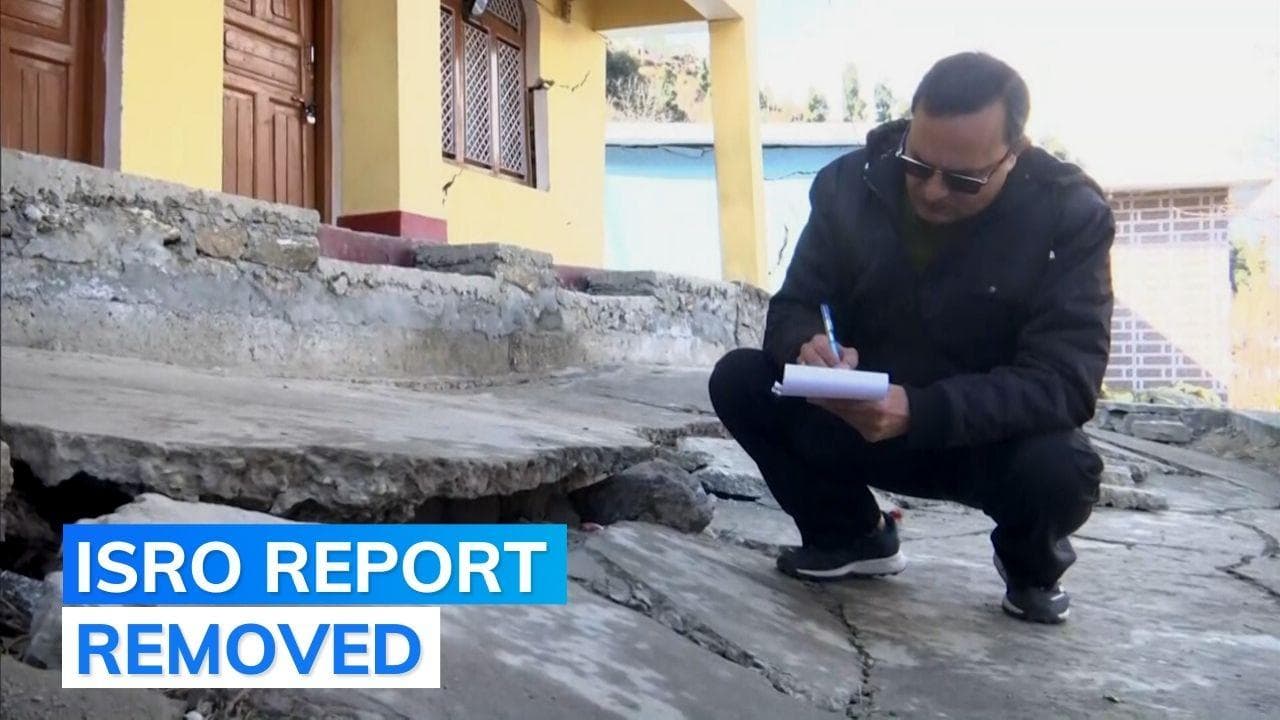 NDMA asks govt departments to not share data on Joshimath land sinking publicly; ISRO withdraws report