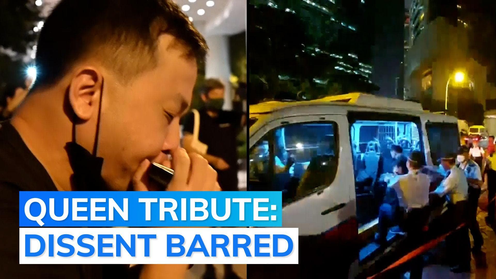 Video: Hong Kong man paid tribute to Queen but pro-China govt booked him for sedition
