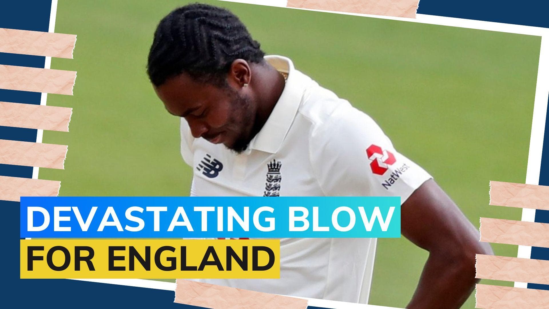 Jofra Archer: England pacer ruled out of Ashes after another elbow stress fracture