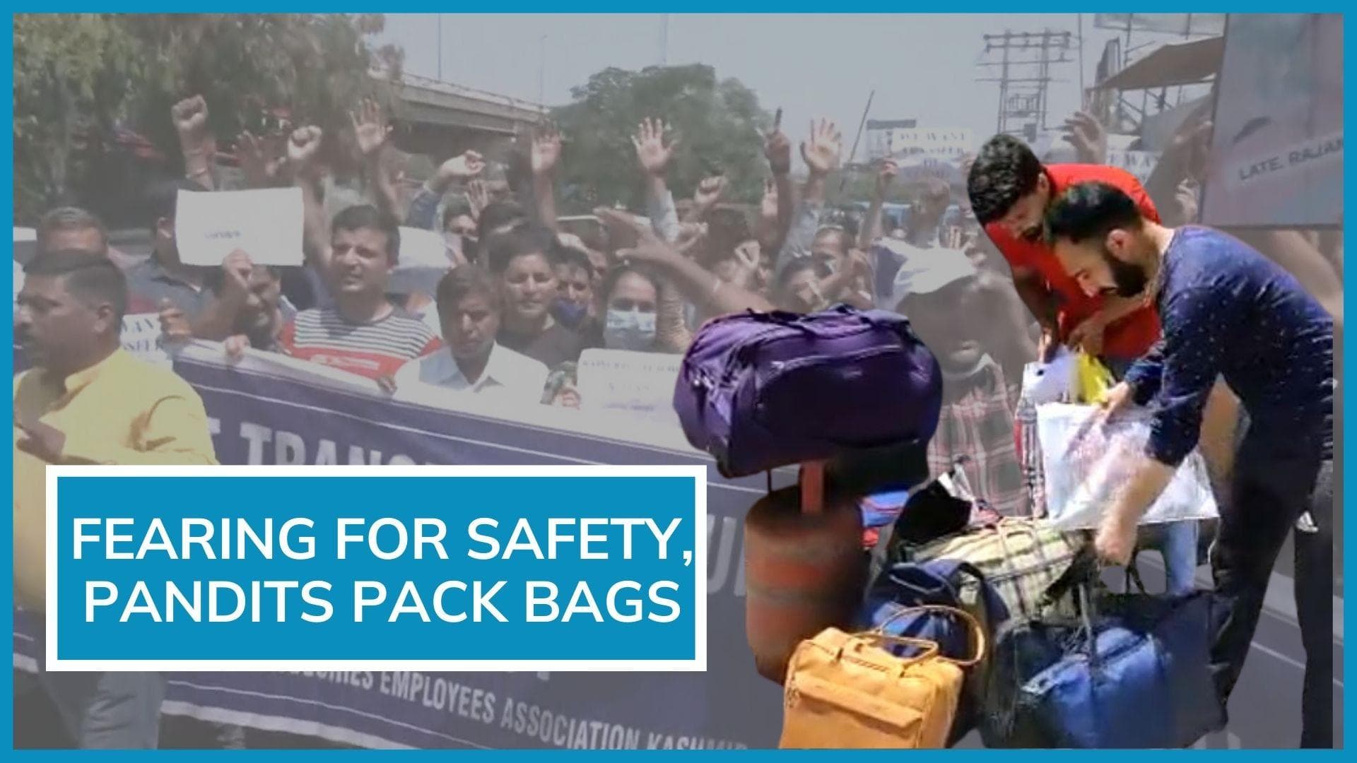 Amid spate of target killings in the valley, Kashmiri Pandits begin to leave for Jammu