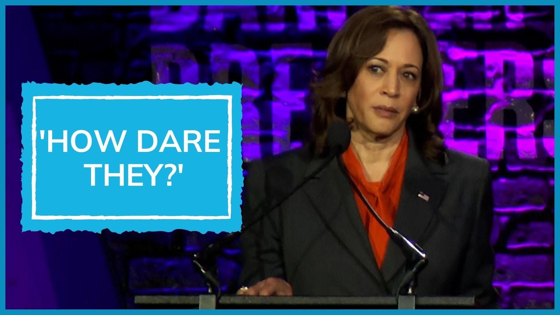 US abortion laws | Vice-President Harris: women's rights in America under attack