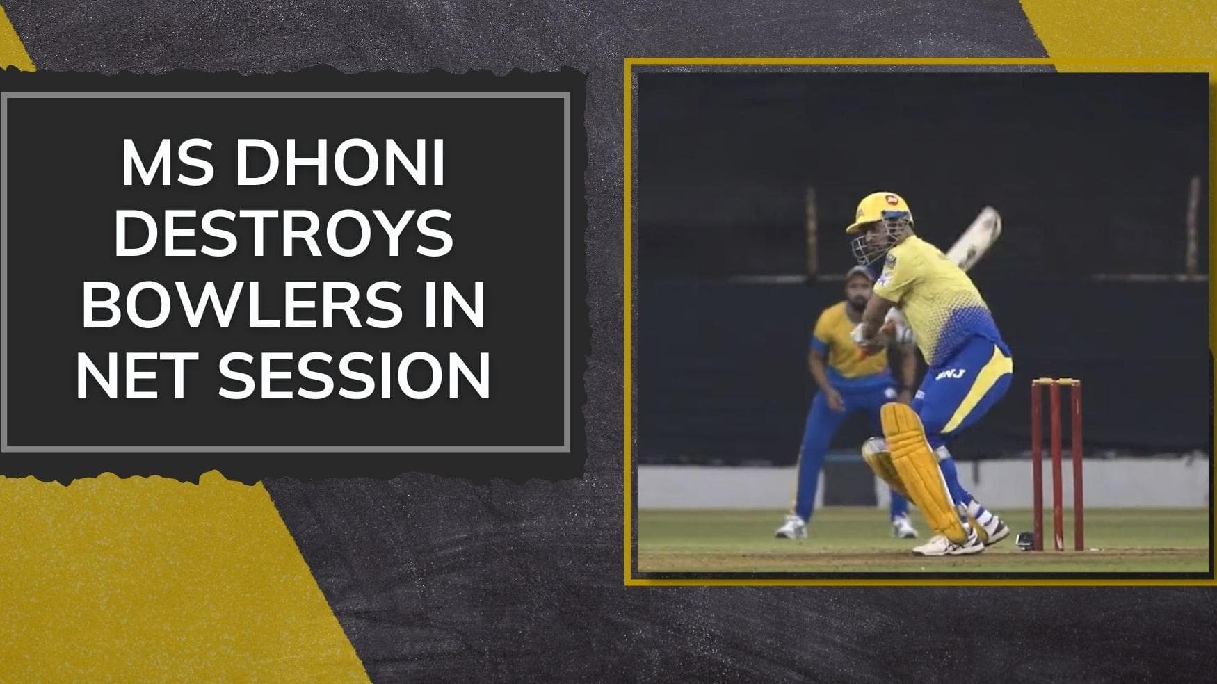 Thala at work! Watch as MS Dhoni practises ahead of IPL 2022