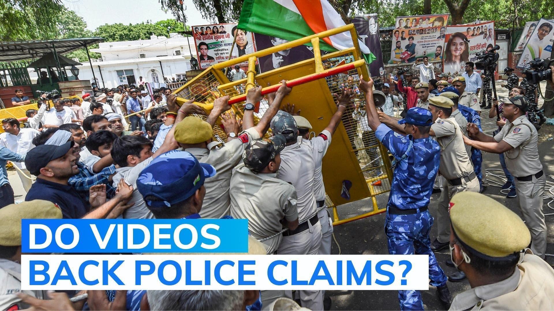 National Herald case: Delhi Police denies entering Congress HQ, says not using force