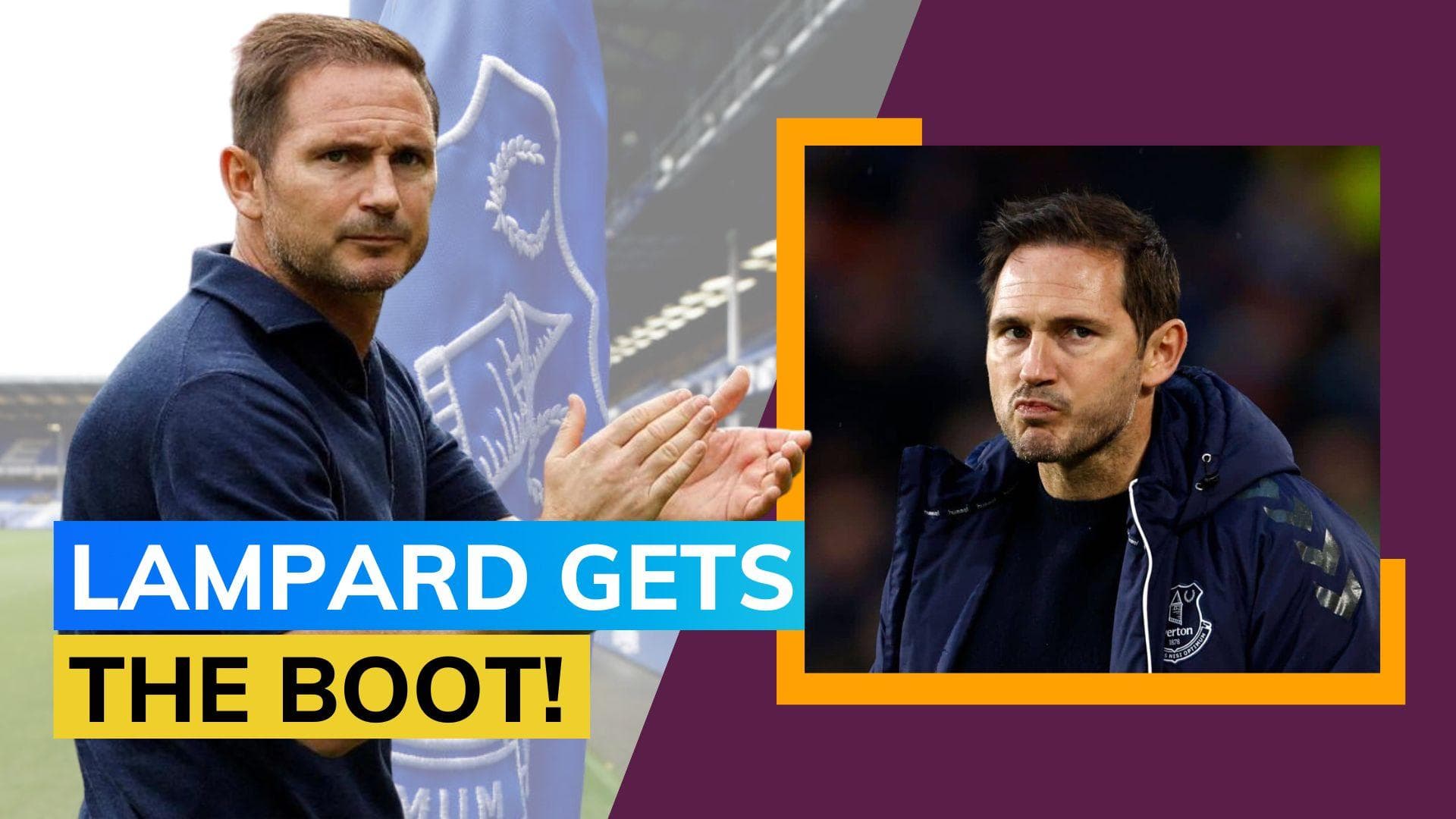 Frank Lampard sacked as Everton manager after defeat at West Ham
