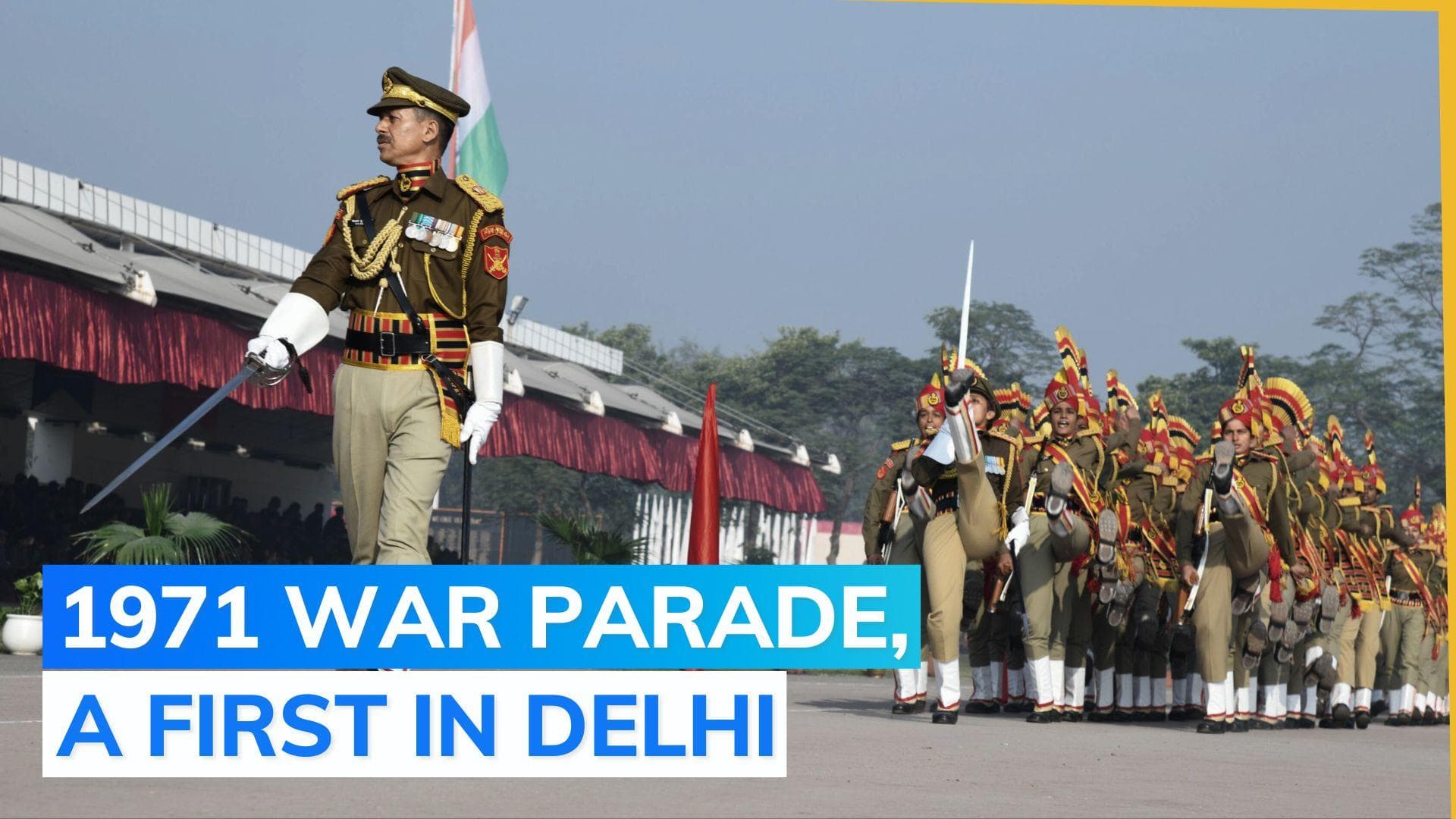 Vijay Diwas: BSF's first-ever parade in Delhi to mark 1971 war victory