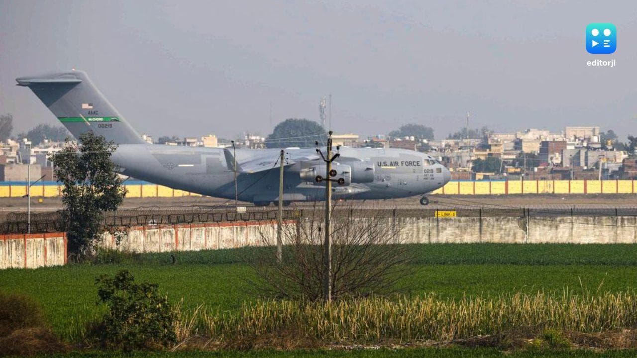 104 Indian migrants deported from US land at Amritsar airport