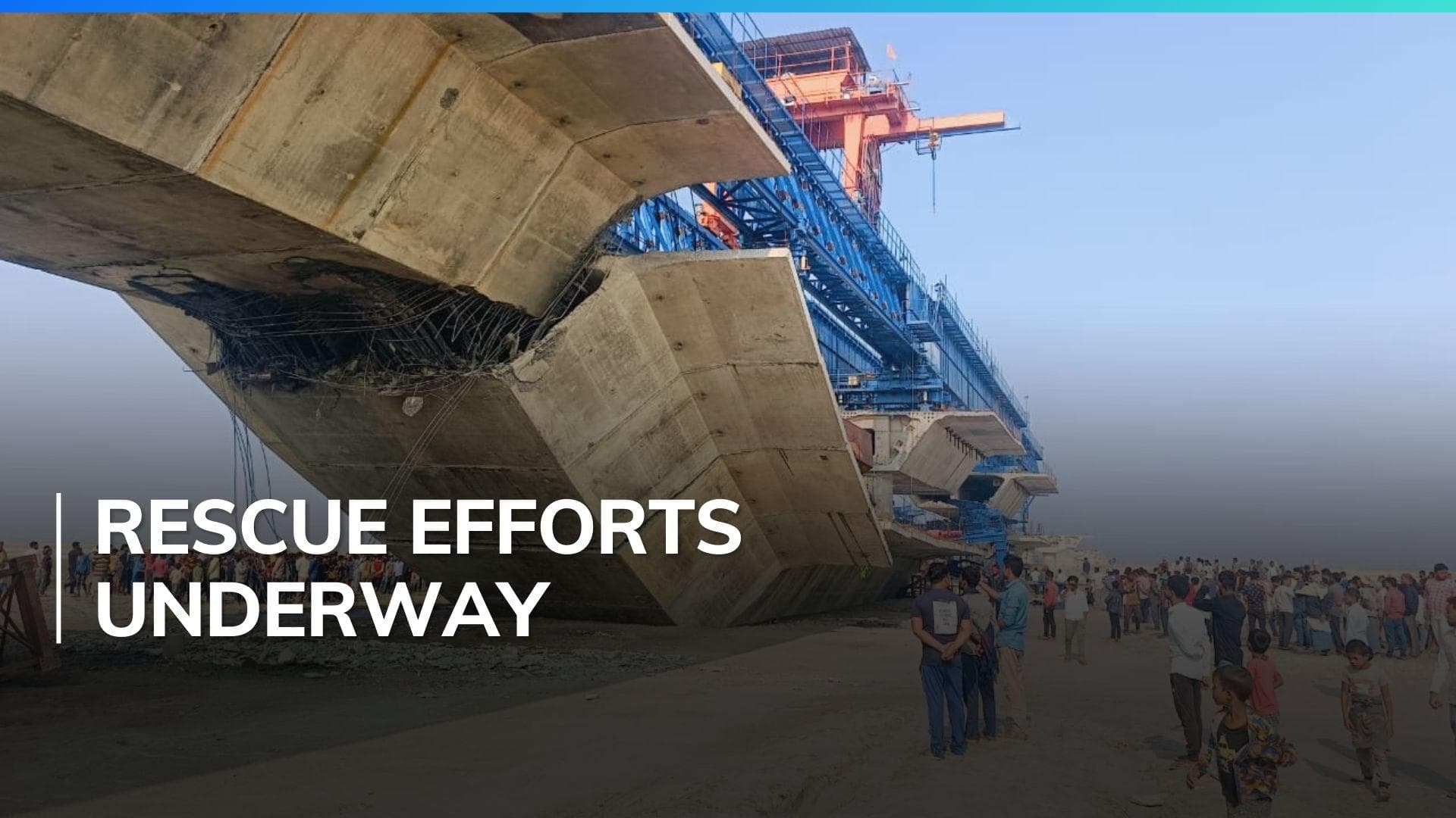 1 dead, many trapped as under-construction bridge collapses in Bihar