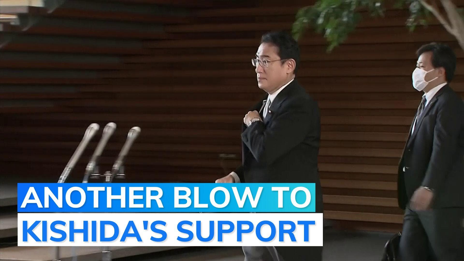 Japan's Prime Minister Fumio Kishida sacks 3rd minister in a month