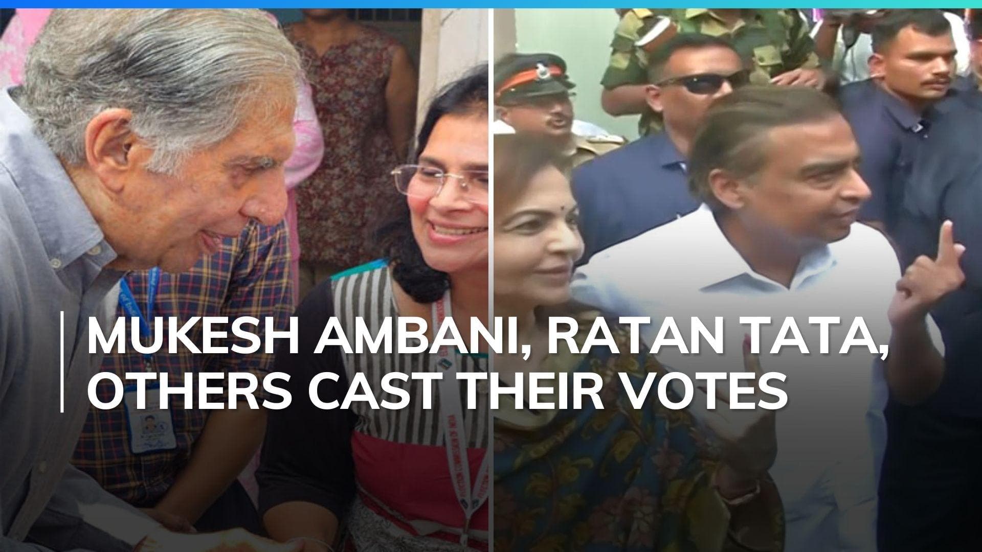 Lok Sabha Election 2024: Mukesh Ambani, Ratan Tata, Deepak Parekh vote in Mumbai