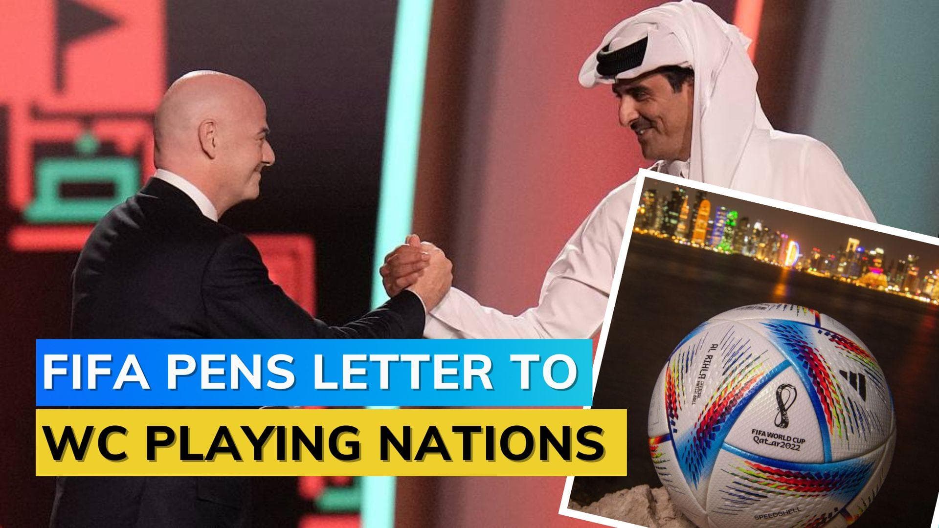 FIFA World Cup 2022: 'Let football take centre stage', says FIFA president to World Cup teams