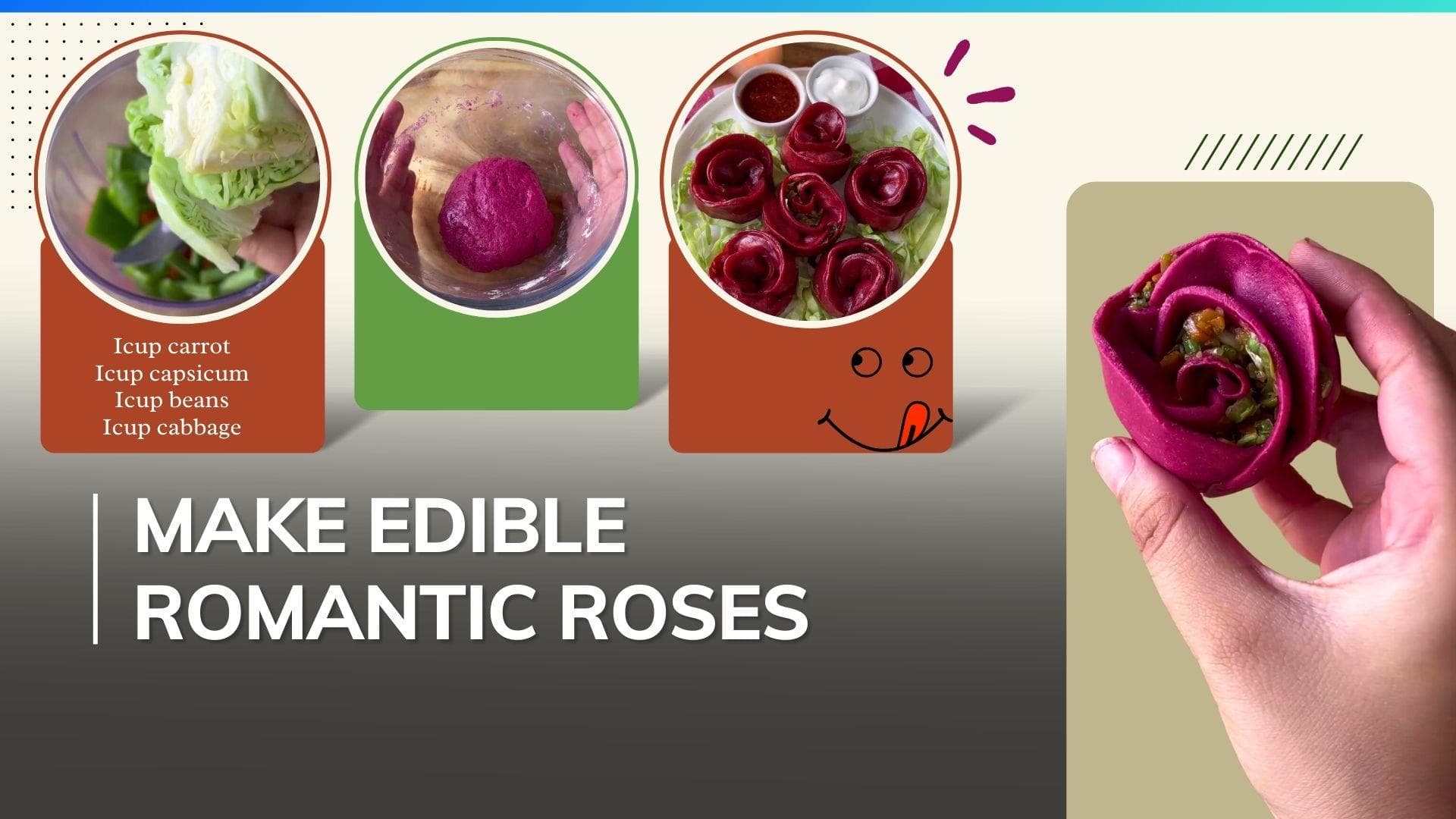 Treat your partner with these 'romantic' rose momos perfect for Valentine's date night, recipe here