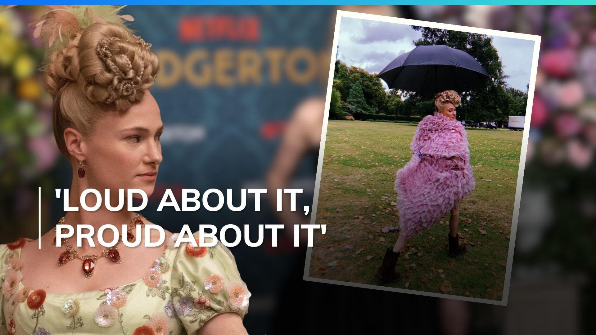 'Bridgerton' star Jessica Madsen reveals she's 'in love with a woman' as she celebrates Pride Month 