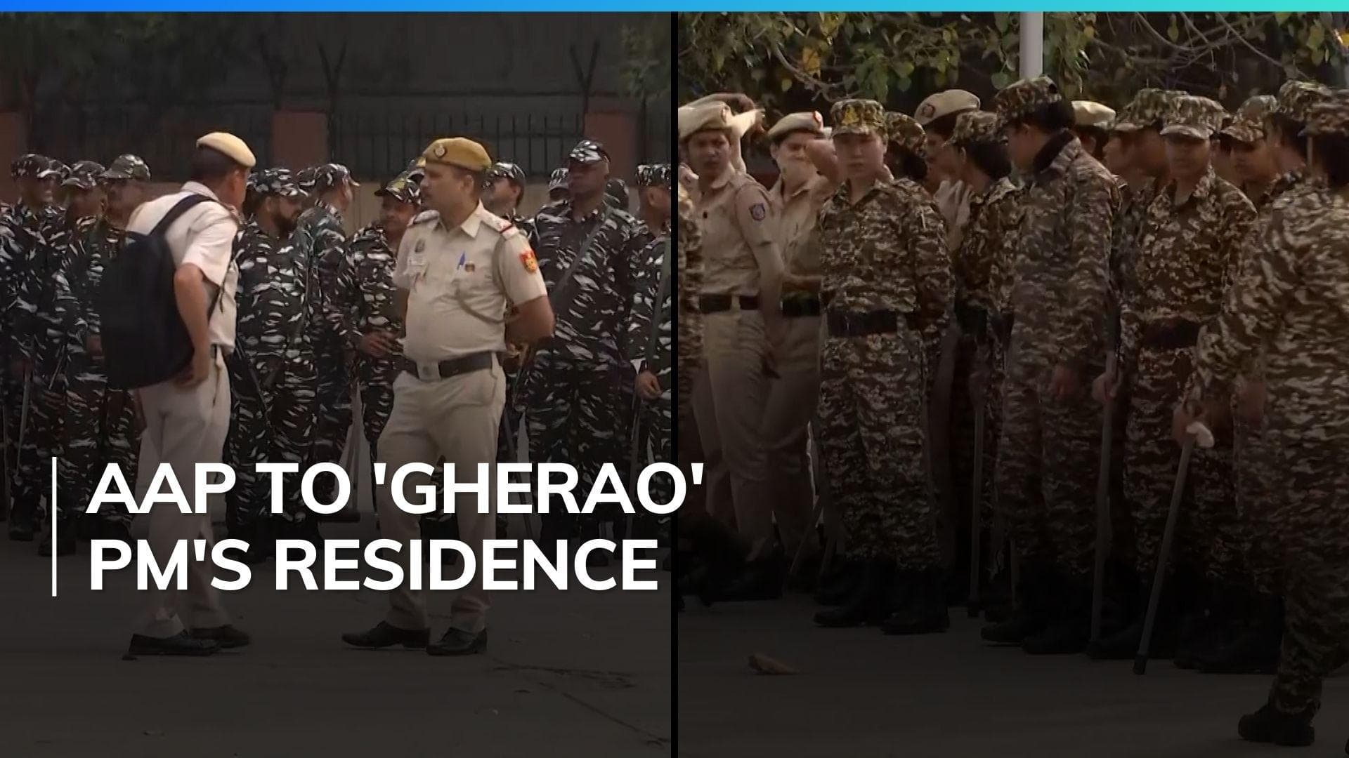 Tight security, traffic advisory as Delhi Police braces for AAP vs BJP protests