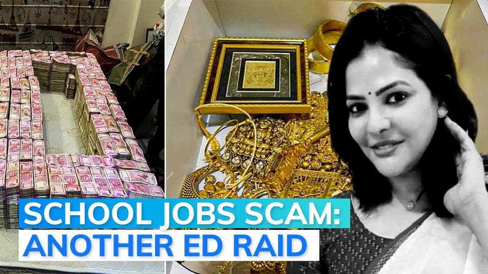 Bengal school jobs scam: ED raids another flat of Partha Chatterjee's aide Arpita