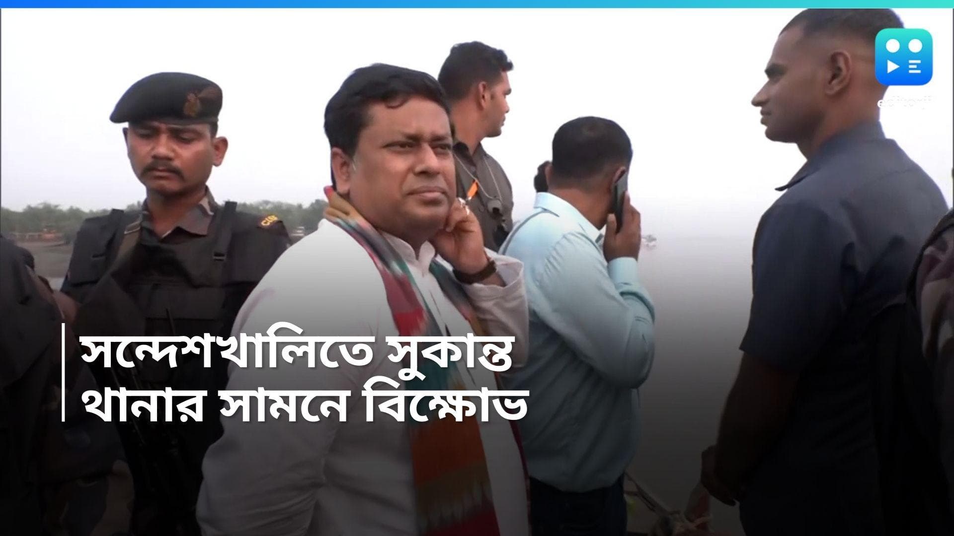 SandeshKhali incident: একাই সন্দেশখালি ঢুকলেন সুকান্ত মজুমদার, থানায় ঢুকতে বাধা দেওয়ার অভিযোগ