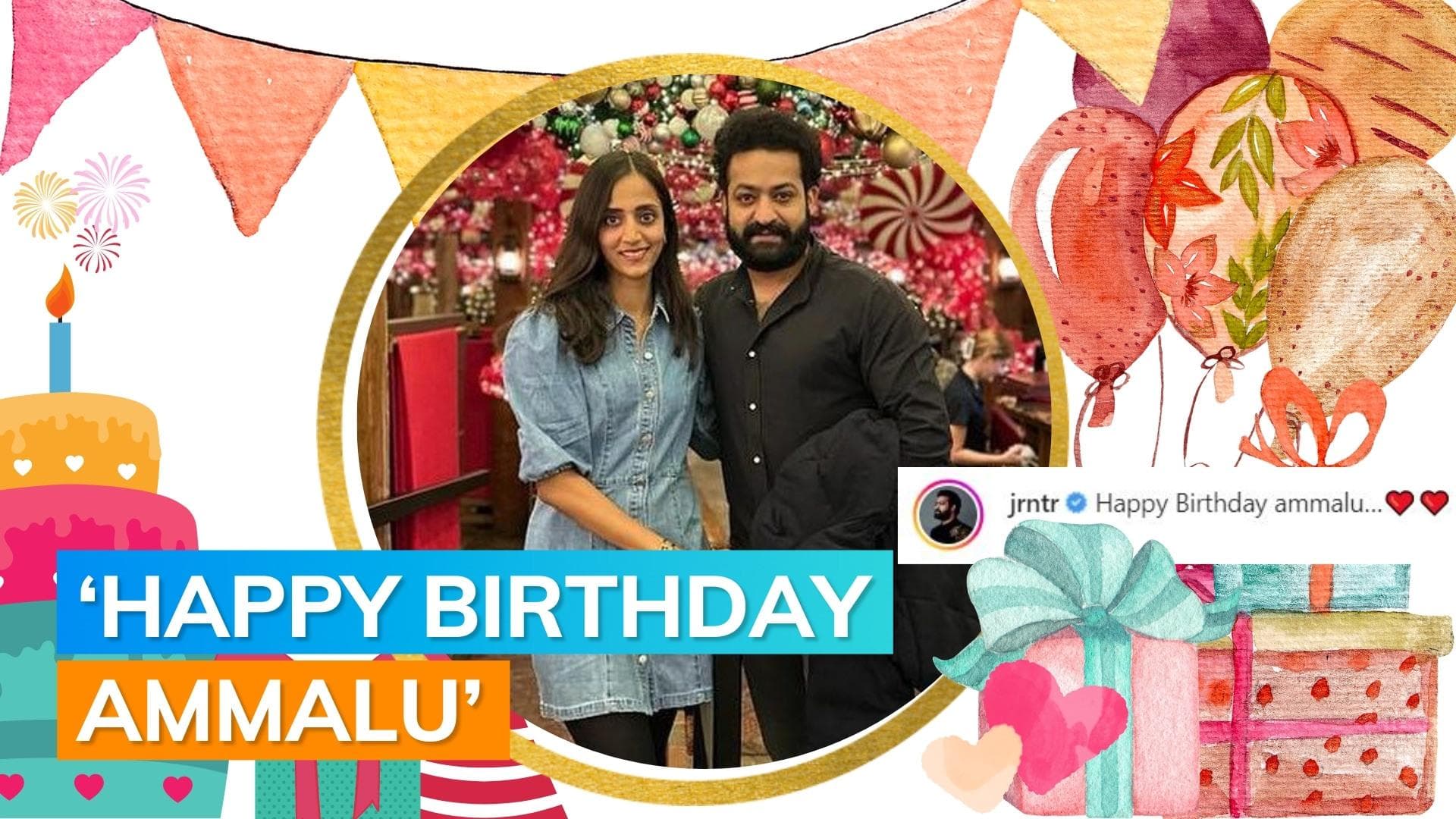 Jr NTR wishes wife Lakshami Pranathi with a sweet birthday post