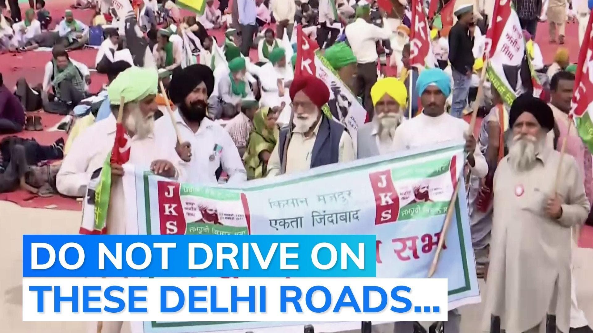 Delhi Police on 'kisan mahapanchayat': 2,000 cops on duty, traffic advisory for farmer event