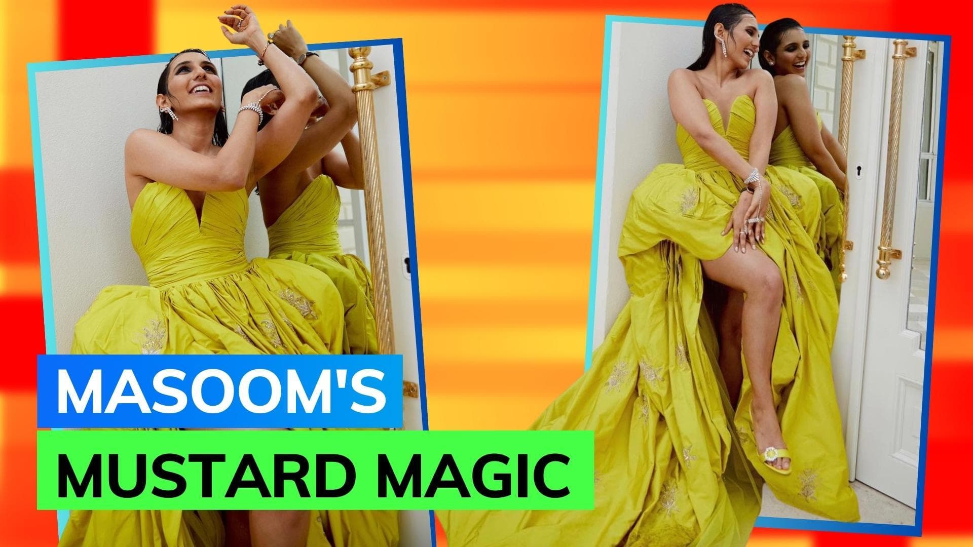 Cannes 2023: Masoom shines bright in her 2nd red carpet look; get all deets here