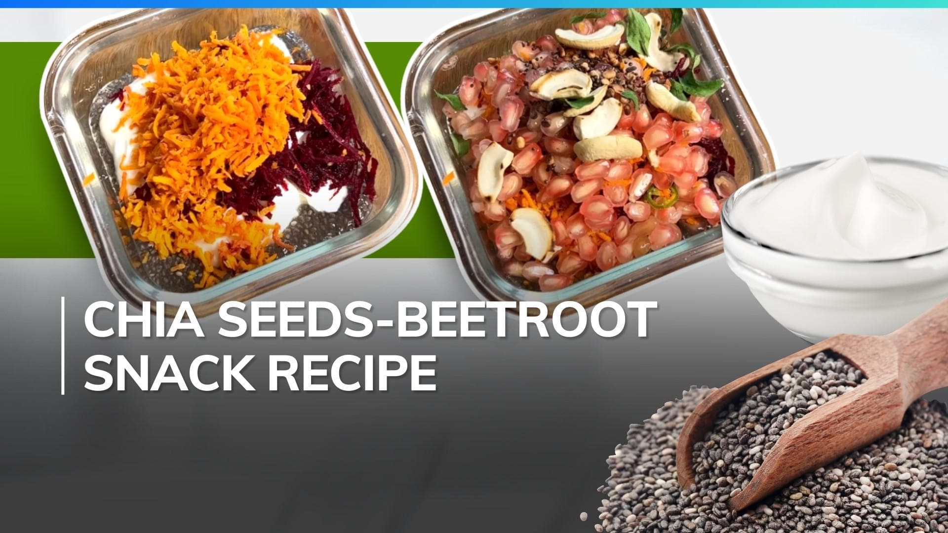 4 pm hunger pangs? Try this chia seed-yogurt dish for a healthy, delicious snack. Recipe here