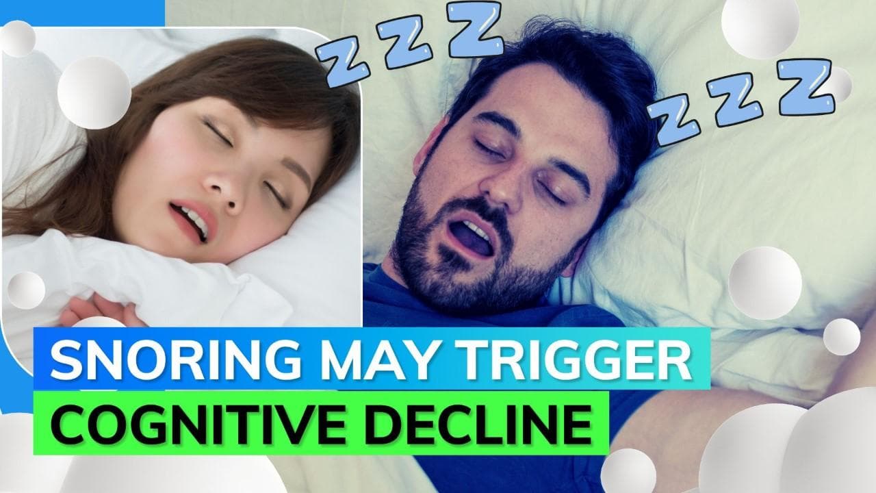 Study says snoring may lead to brain damage and early dementia