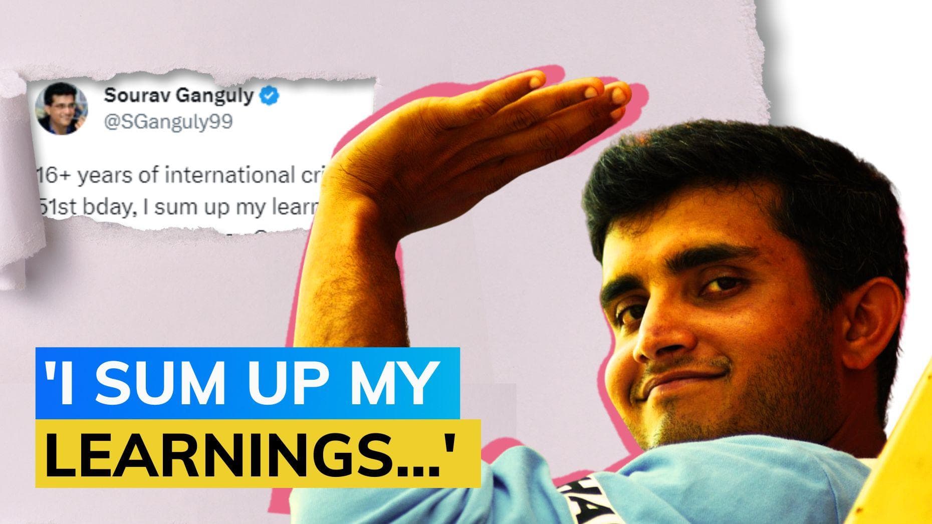 Suspense ends! Sourav Ganguly launches online leadership course on 51st Birthday