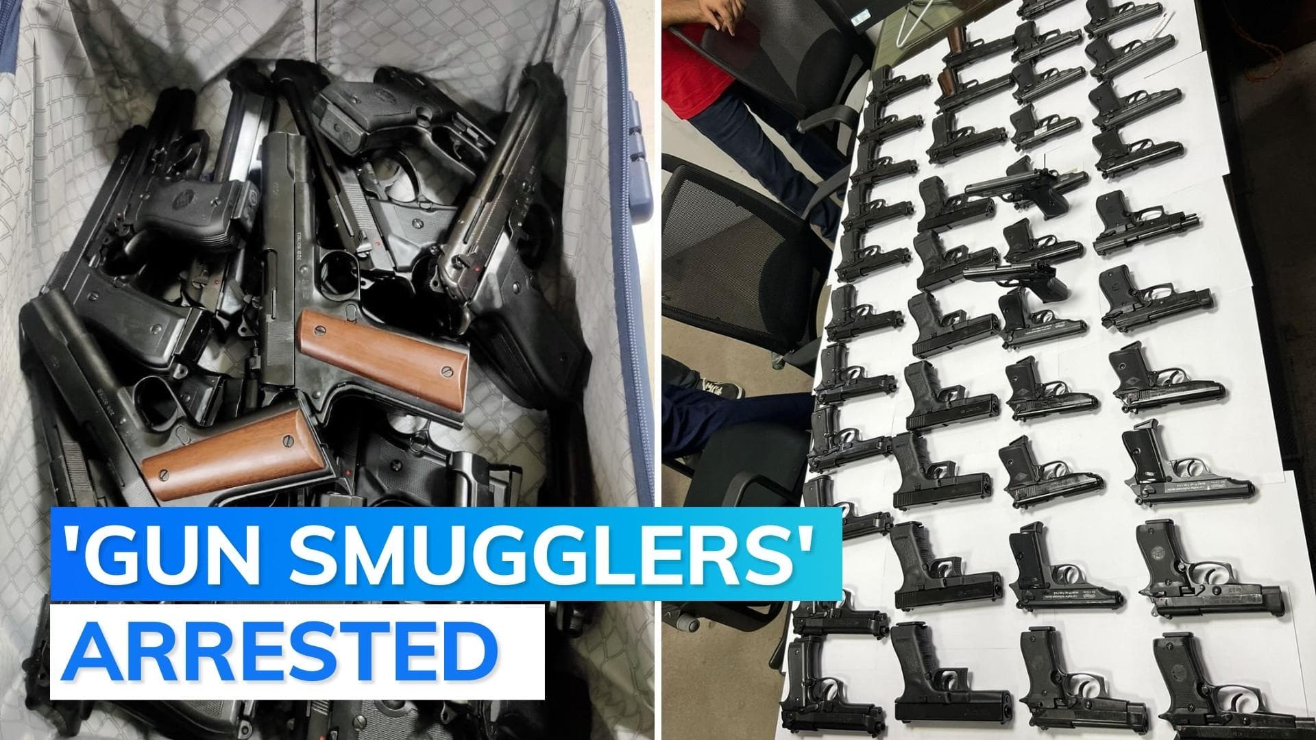 Indian couple lands in Delhi with 45 guns, arrested