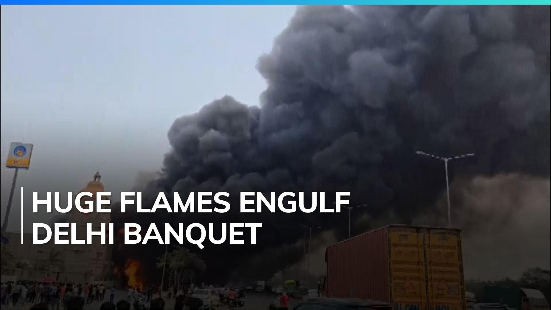 Massive fire breaks out in Delhi's Carnival Resort, fire tenders rushed