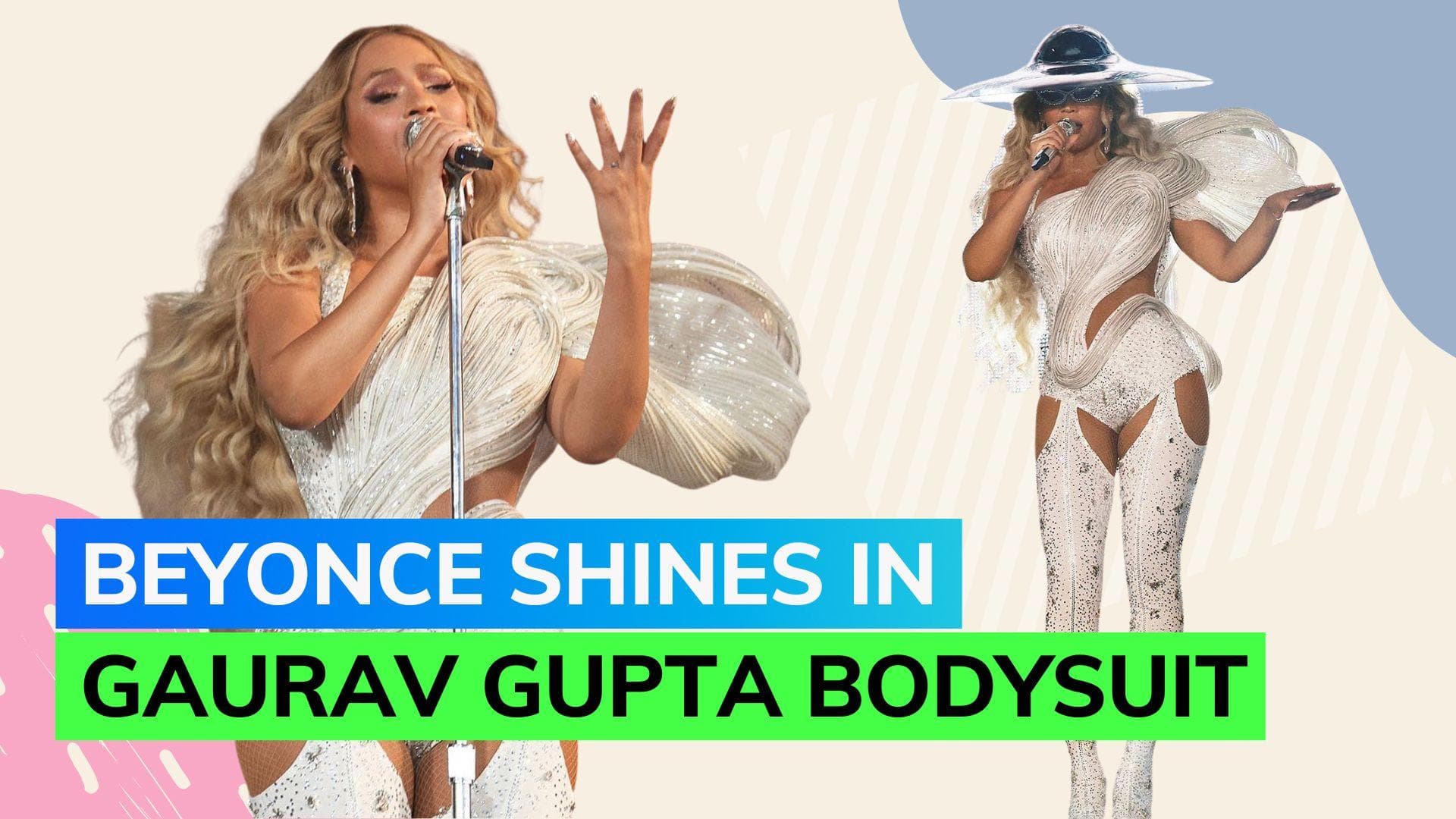 Beyoncé radiates in Gaurav Gupta's exquisite ensemble during her Renaissance World Tour