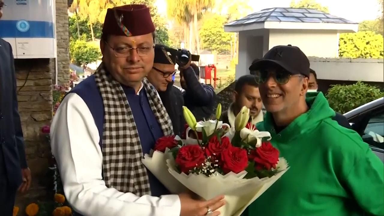 Akshay Kumar ने की उत्तराखंड के सीएम Pushkar Dhami से मुलाकात, स्टेट के  ब्रांड एंबेसडर बनेगे एक्टर