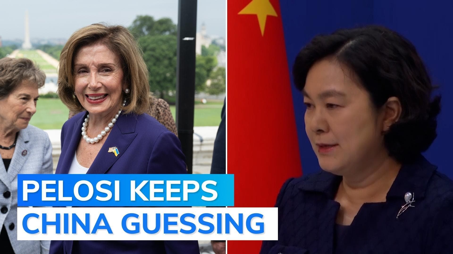 China's warning to US amid reports of Nancy Pelosi visiting Taiwan