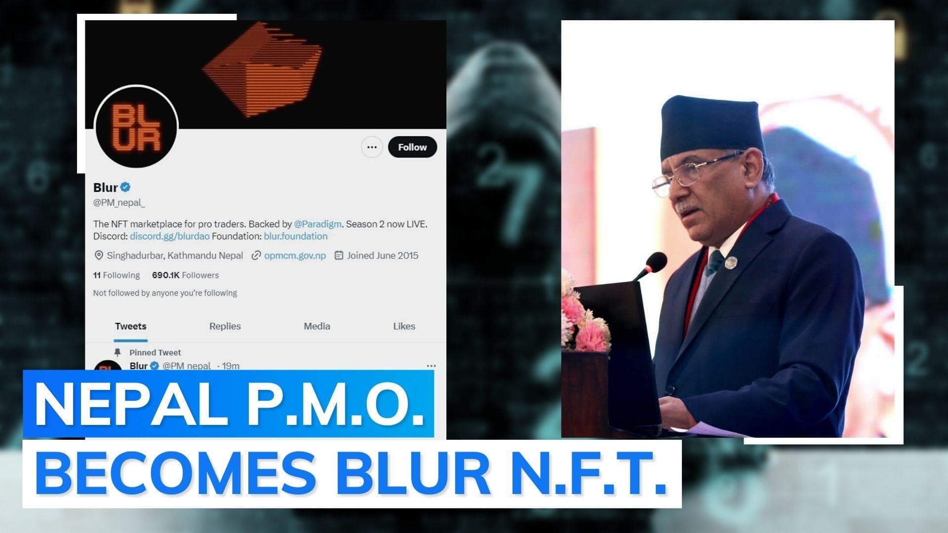 Another high-profile Twitter account hacked: Nepal PM targeted